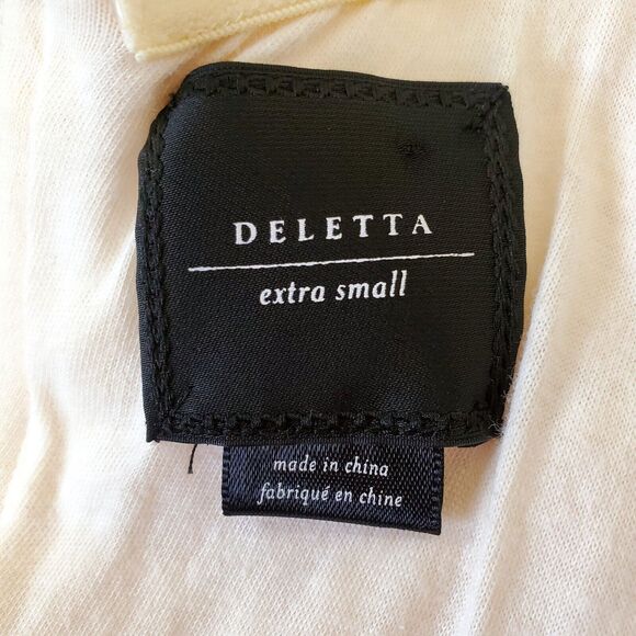 Anthropologie Deletta Dress Size XS Breakfasting Corsage Cream Waffle Knit Dance - Picture 10 of 12